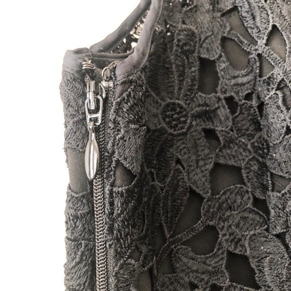 Beautiful black floral H&M dress - Picture 9 of 10